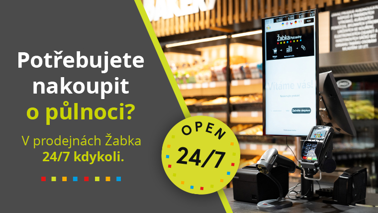 Ako funguje Žabka 24/7 v Česku – nákup v samoobslužnom obchode